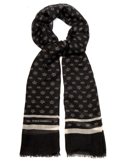 dolce gabbana scarf men|dolce gabbana leather scarf.